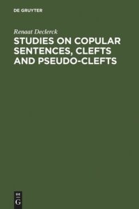 cover of the book Studies on Copular Sentences, Clefts and Pseudo-Clefts