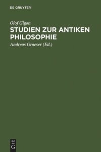 cover of the book Studien zur antiken Philosophie