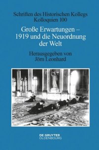 cover of the book Große Erwartungen - 1919 und die Neuordnung der Welt