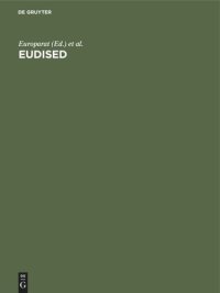 cover of the book Eudised: Mehrsprachiger Thesaurus zur Informationserschliessung im Bildungsbereich