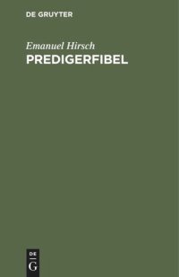 cover of the book Predigerfibel