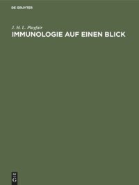 cover of the book Immunologie auf einen Blick: Grundbegriffe für den Mediziner