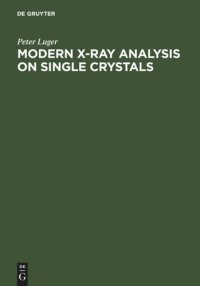 cover of the book Modern X-Ray Analysis on Single Crystals