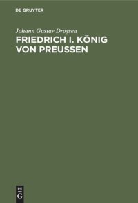 cover of the book Friedrich I. König von Preußen