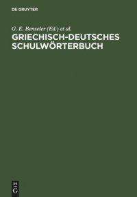 cover of the book Griechisch-deutsches Schulwörterbuch