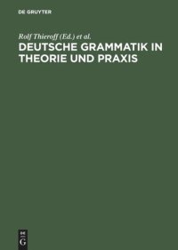 cover of the book Deutsche Grammatik in Theorie und Praxis