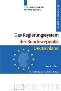 cover of the book Das Regierungssystem der Bundesrepublik Deutschland: Bd 1: Text. Bd 2: Materialien