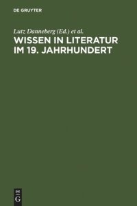 cover of the book Wissen in Literatur im 19. Jahrhundert