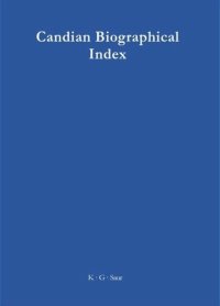 cover of the book Canadian Biographical Index