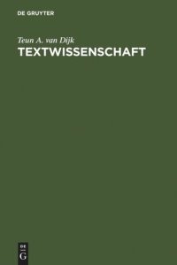 cover of the book Textwissenschaft: Eine interdisziplinäre Einführung