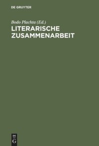 cover of the book Literarische Zusammenarbeit