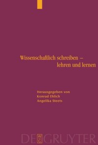 cover of the book Wissenschaftlich schreiben - lehren und lernen