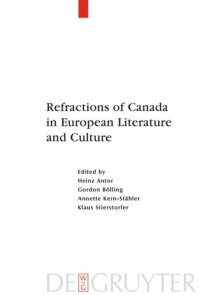 cover of the book Refractions of Canada in European Literature and Culture