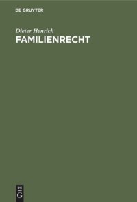 cover of the book Familienrecht