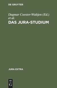 cover of the book Das Jura-Studium