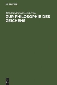 cover of the book Zur Philosophie des Zeichens