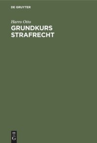 cover of the book Grundkurs Strafrecht: Die einzelnen Delikte