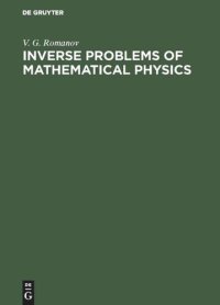 cover of the book Inverse Problems of Mathematical Physics