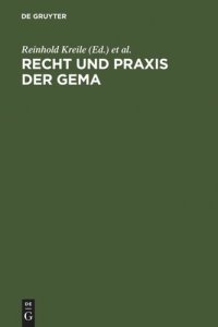 cover of the book Recht und Praxis der GEMA: Handbuch und Kommentar