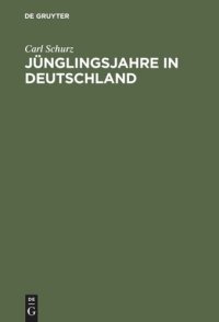 cover of the book Jünglingsjahre in Deutschland