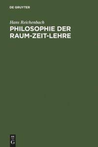 cover of the book Philosophie der Raum-Zeit-Lehre