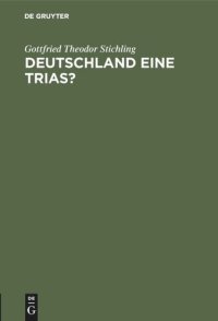 cover of the book Deutschland eine Trias?