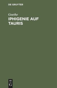 cover of the book Iphigenie auf Tauris: Ein Schauspiel