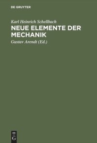 cover of the book Neue Elemente der Mechanik