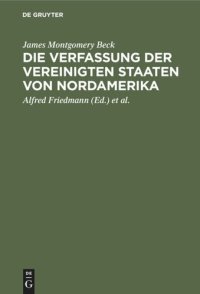 cover of the book Die Verfassung der Vereinigten Staaten von Nordamerika: “Was war, was ist - was wird?”