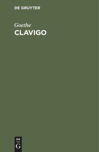 cover of the book Clavigo: Ein Trauerspiel