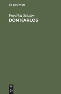 cover of the book Don Karlos: Infant von Spanien