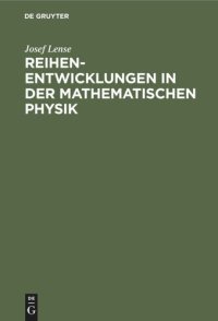 cover of the book Reihenentwicklungen in der mathematischen Physik