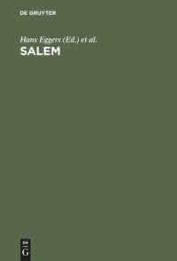 cover of the book SALEM: Ein Verfahren zur automatischen Lemmatisierung deutscher Texte