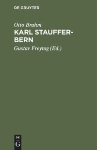 cover of the book Karl Stauffer-Bern: Sein Leben Seine Briefe. Seine Gedichte