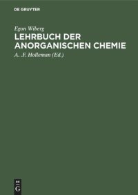 cover of the book Lehrbuch der anorganischen Chemie