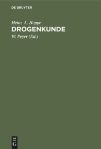 cover of the book Drogenkunde