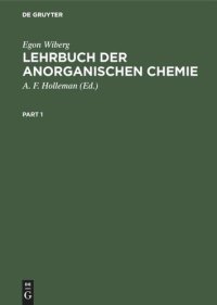 cover of the book Lehrbuch der anorganischen Chemie