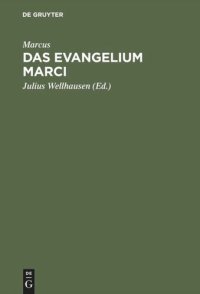 cover of the book Das Evangelium Marci