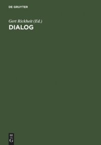 cover of the book Dialog: Festschrift für Siegfried Grosse