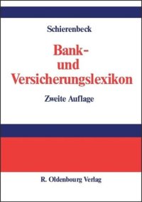 cover of the book Bank- und Versicherungslexikon