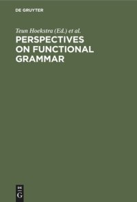 cover of the book Perspectives on Functional Grammar