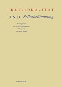 cover of the book Individualität und Selbstbestimmung