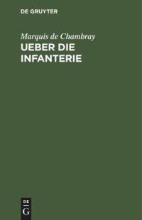 cover of the book Ueber die Infanterie