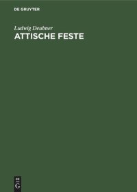 cover of the book Attische Feste