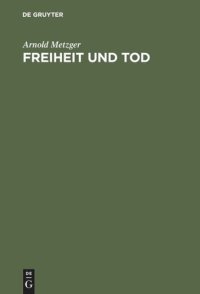 cover of the book Freiheit und Tod