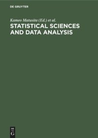 cover of the book Statistical Sciences and Data Analysis: Proceedings of the Third Pacific Area Statistical Conference