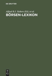 cover of the book Börsen-Lexikon