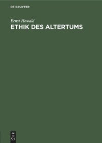 cover of the book Ethik des Altertums