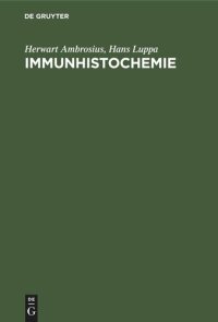 cover of the book Immunhistochemie: Grundlagen und Technicken