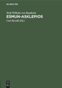 cover of the book Esmun-Asklepios